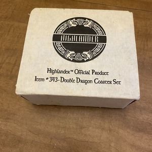 New Highlander Double Dragon Coaster Set #343